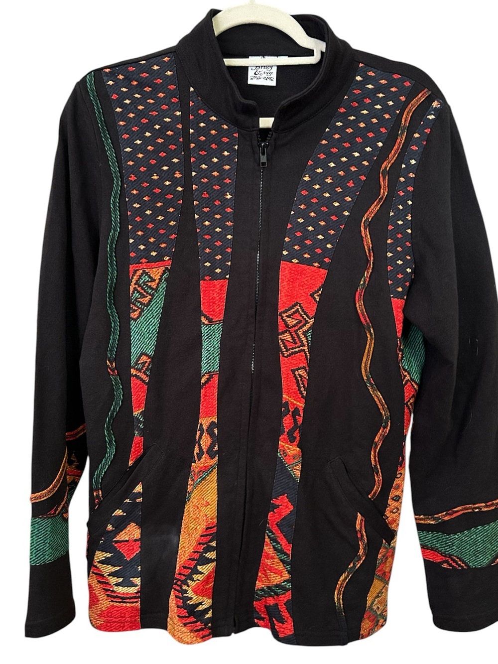 Like New Parsley & Sage Artsy Zip Front